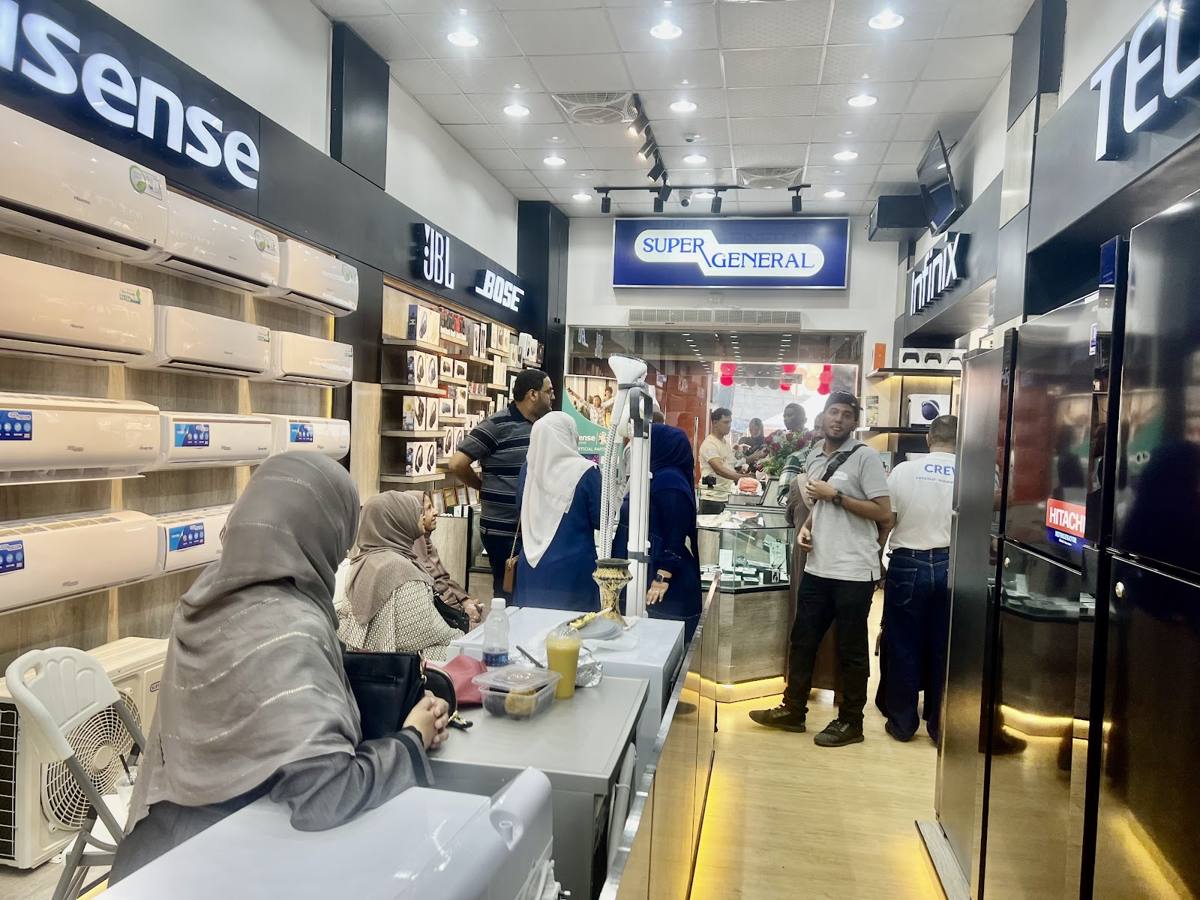 Inside the Electronics Hub showroom